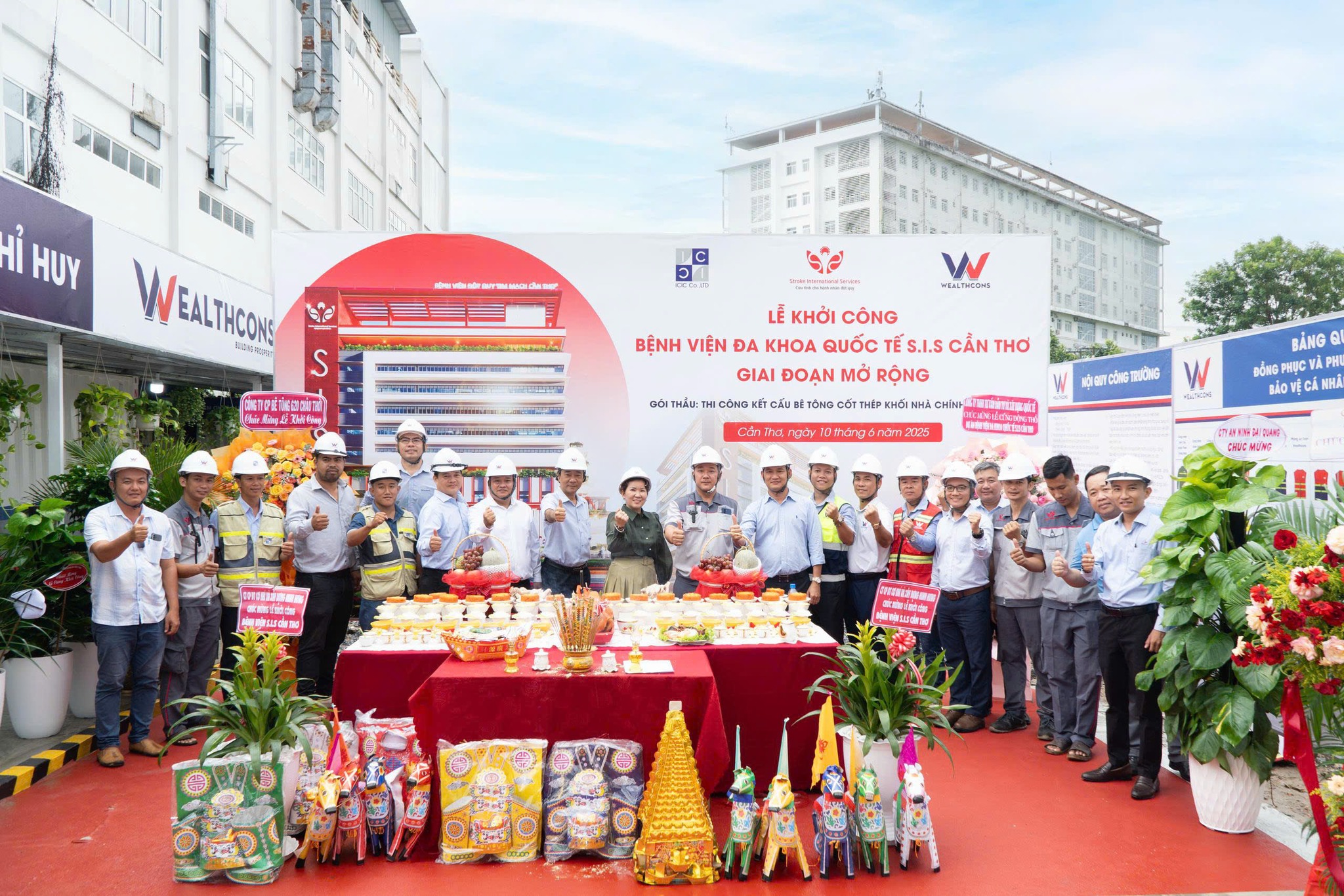 GROUNDBREAKING CEREMONY OF CAN THO S.I.S INTERNATIONAL GENERAL HOSPITAL PROJECT EXPANSION PHASE
